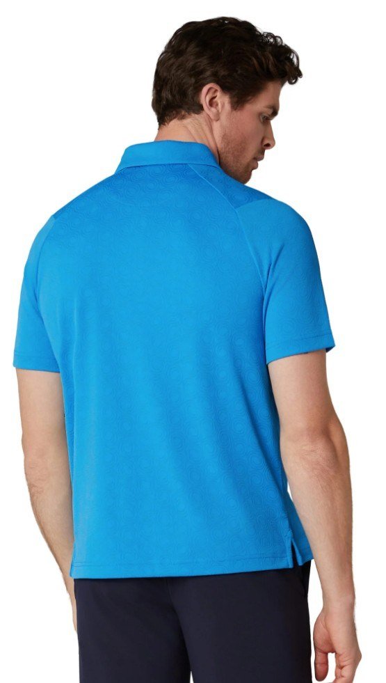Callaway Odyssey Ventilated Jacquard heren polo, brilliant blue