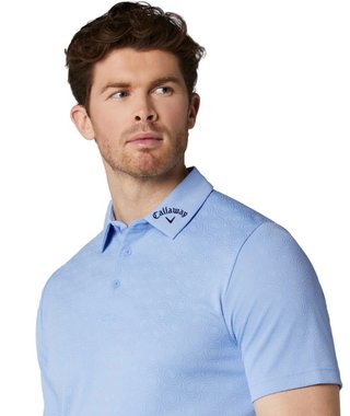 Callaway Odyssey Ventilated Jacquard heren polo, vista blue