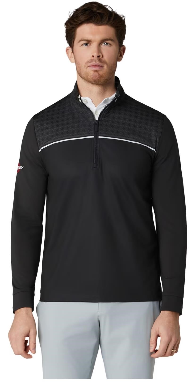 Callaway Odyssey Printed Block heren sweatshirt, caviar