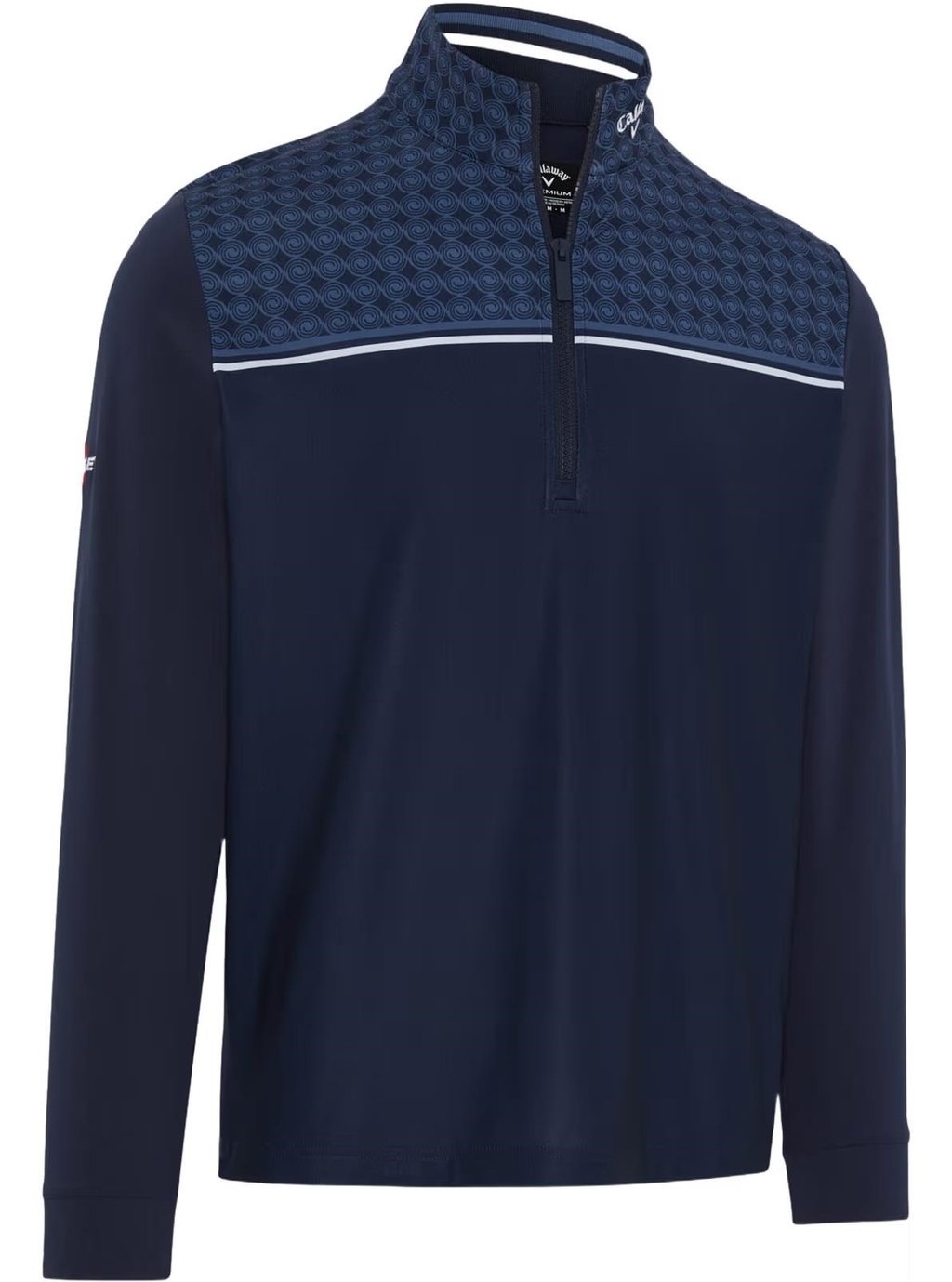 Callaway Odyssey Printed Block heren sweatshirt, peacoat