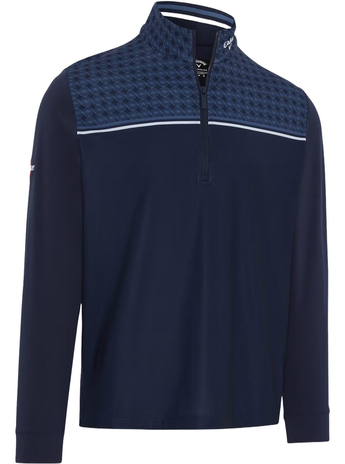 Callaway Odyssey Printed Block heren sweatshirt, peacoat