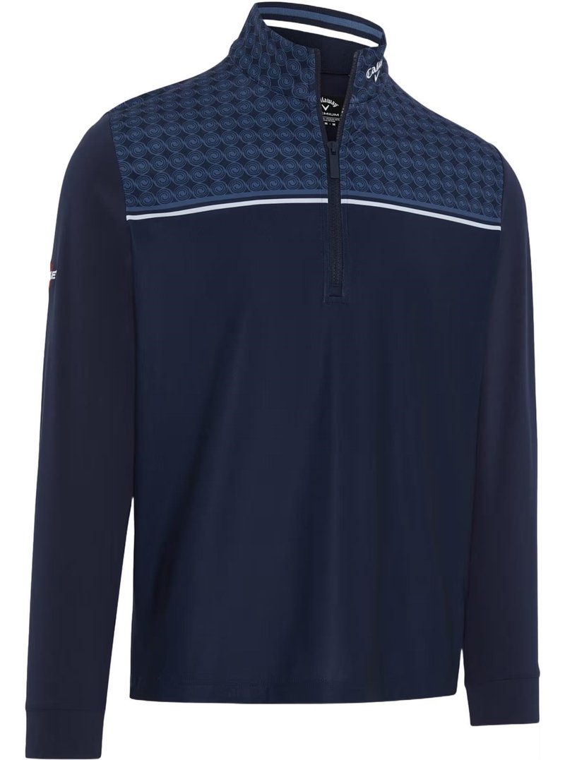 Callaway Odyssey Printed Block heren sweatshirt, peacoat