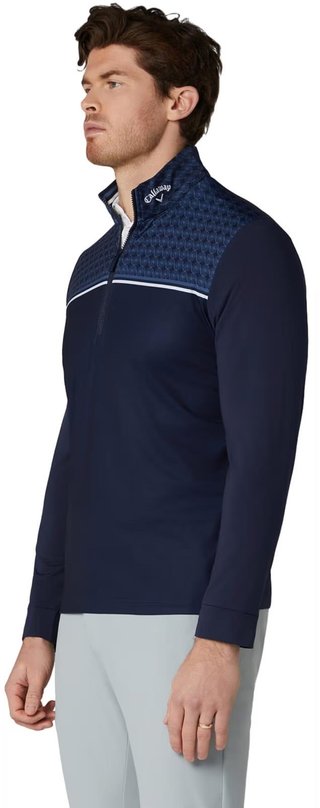 Callaway Odyssey Printed Block heren sweatshirt, peacoat