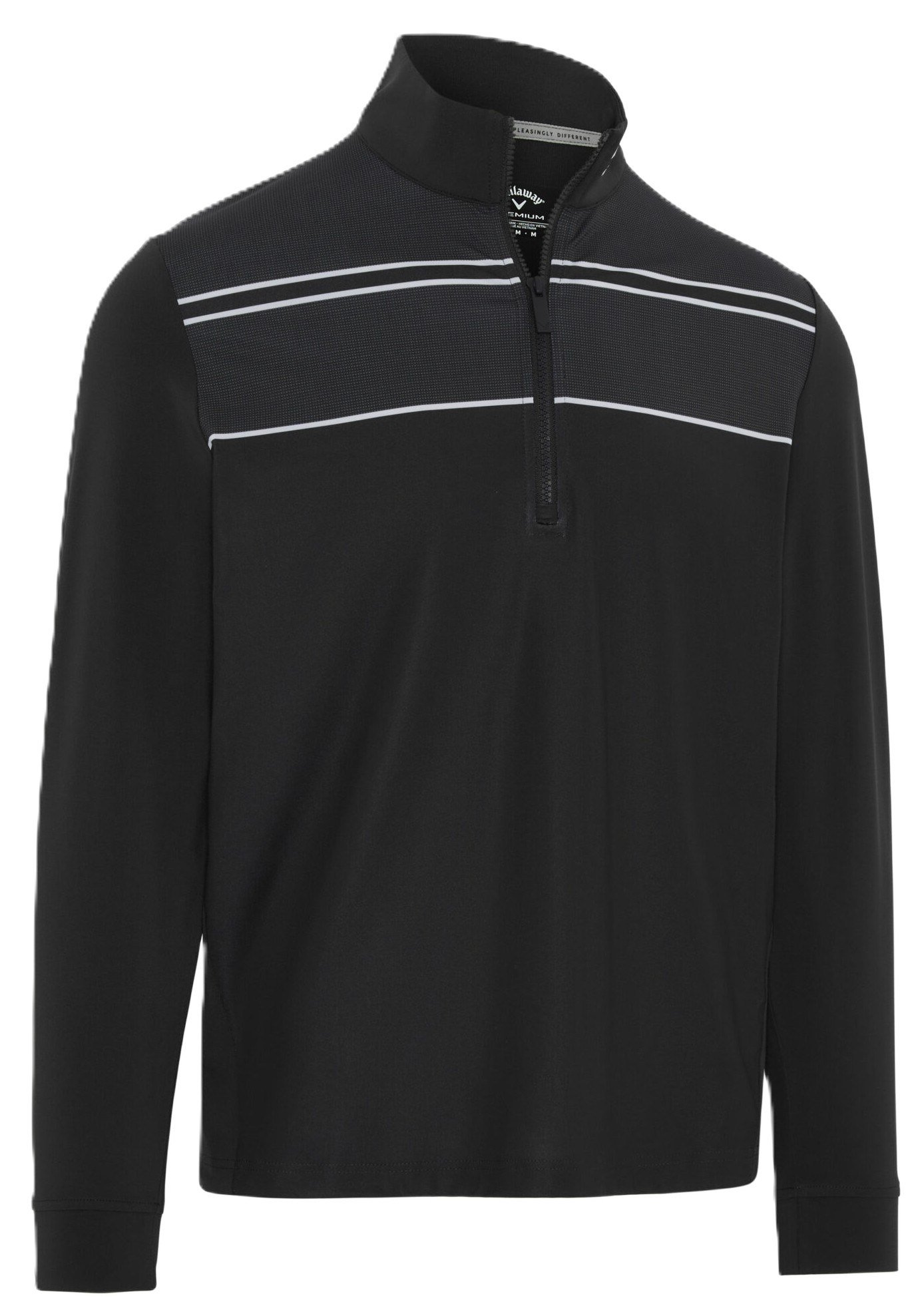 Callaway Blocked Printed heren polo, caviar