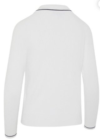 Callaway Collared dames trui, briljant wit