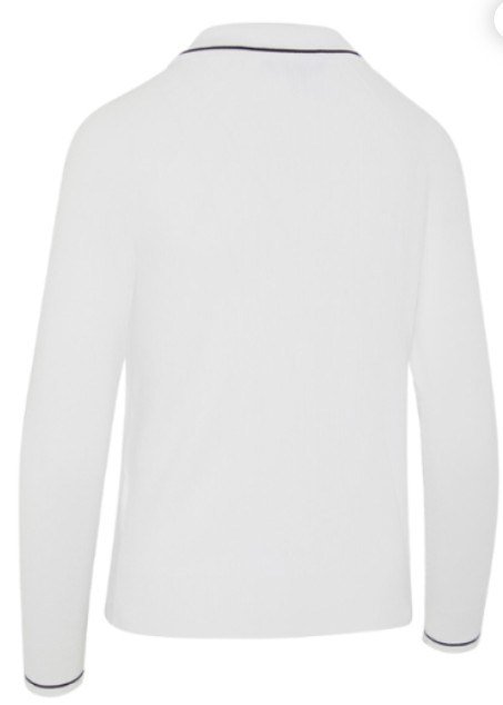 Callaway Collared dames trui, briljant wit