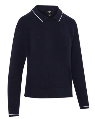 Callaway Collared dames trui, peacoat