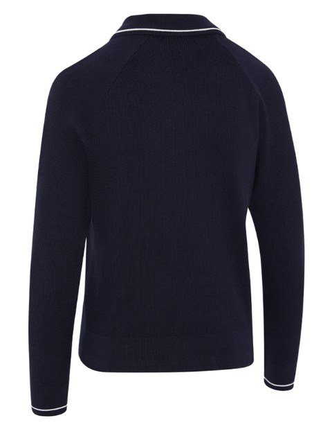 Callaway Collared dames trui, peacoat