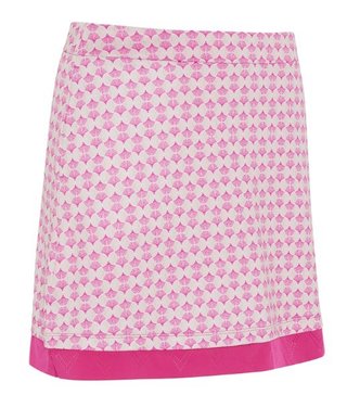 Callaway Deco Geo Printed dames skort, fuchsia purple