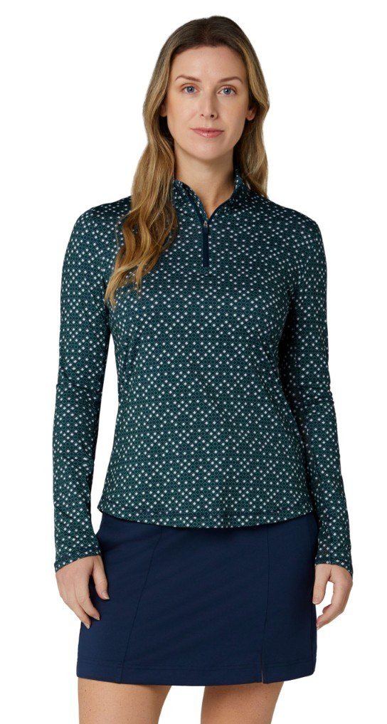 Callaway Framing Geo Printed dames sweatshirt, caviar