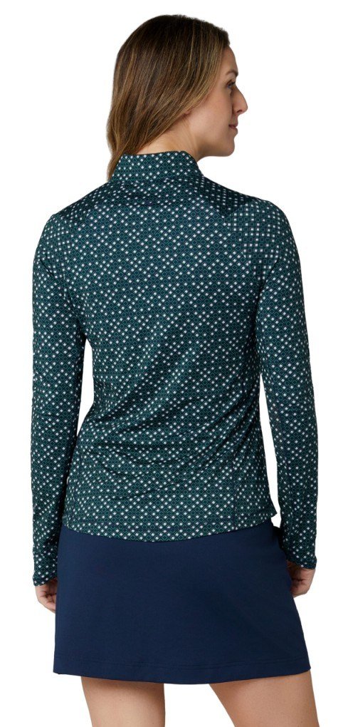 Callaway Framing Geo Printed dames sweatshirt, caviar
