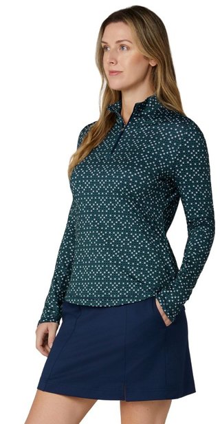 Callaway Framing Geo Printed dames sweatshirt, caviar