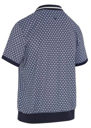 Callaway Scarf Geo Printed dames polo, peacoat