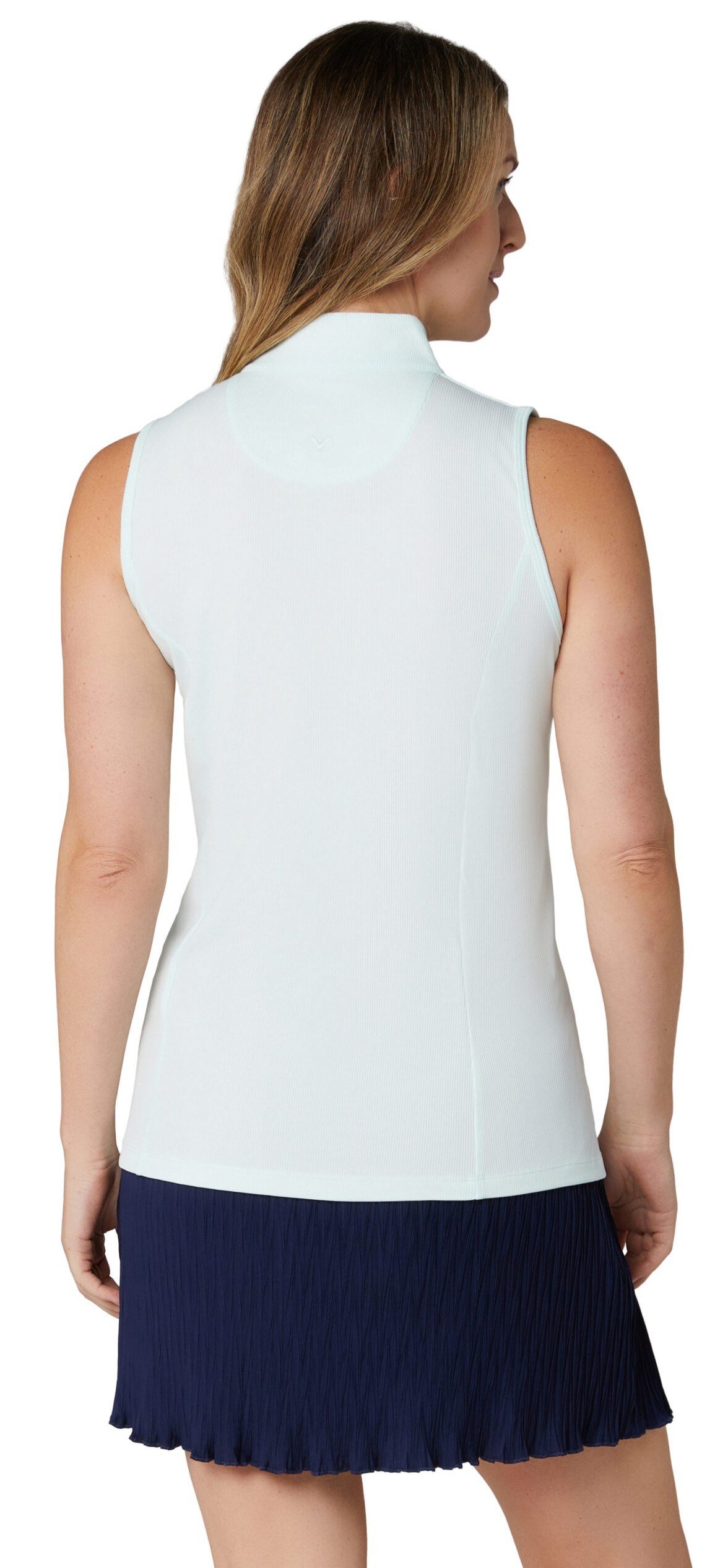 Callaway Rib Play Sleeveless dames polo, salt air