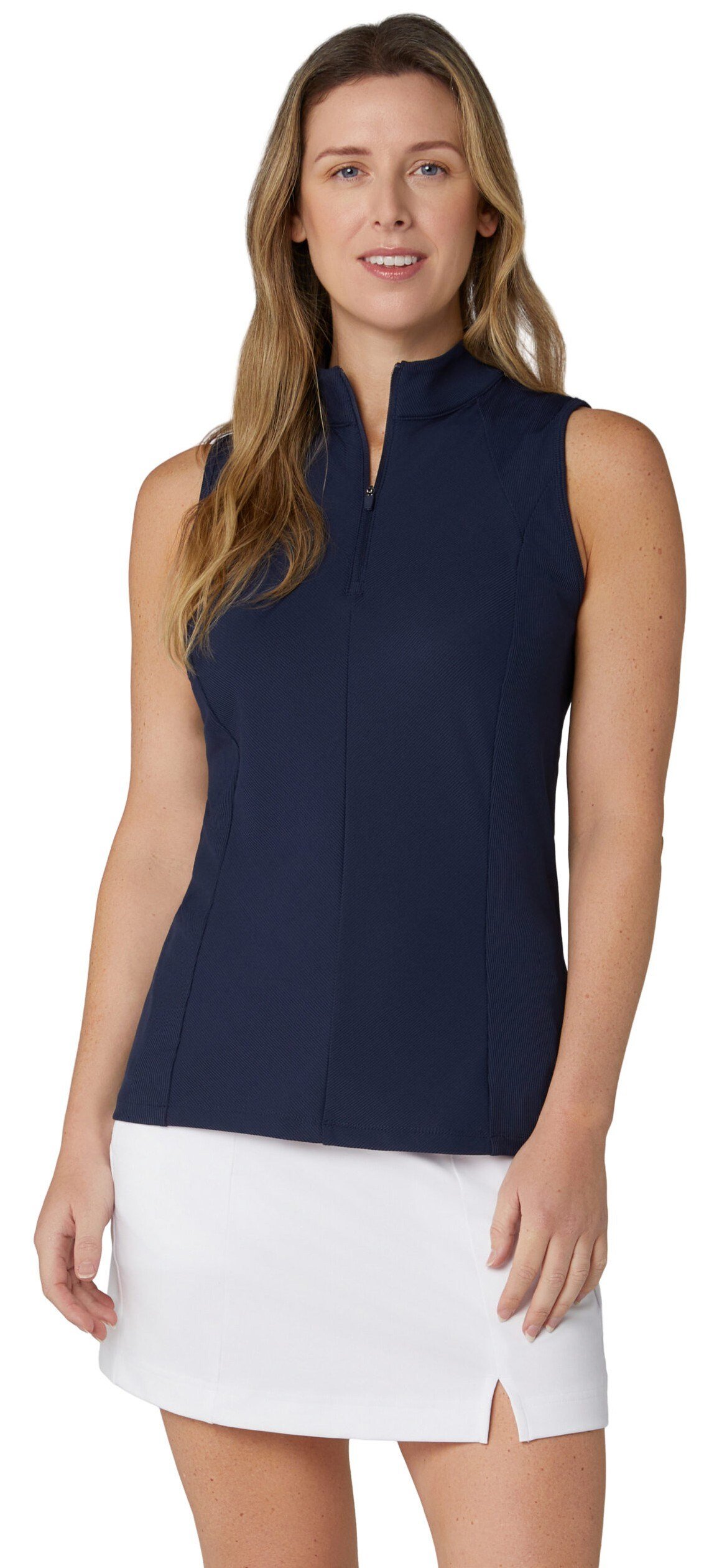 Callaway Rib Play Sleeveless dames polo, peacoat