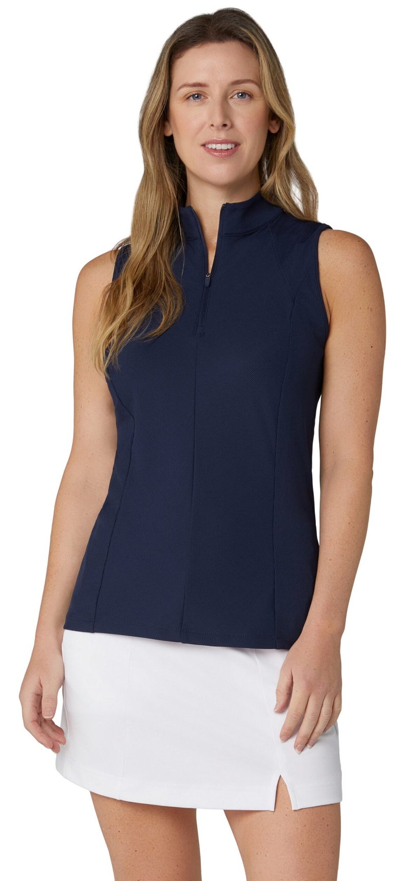 Callaway Rib Play Sleeveless dames polo, peacoat