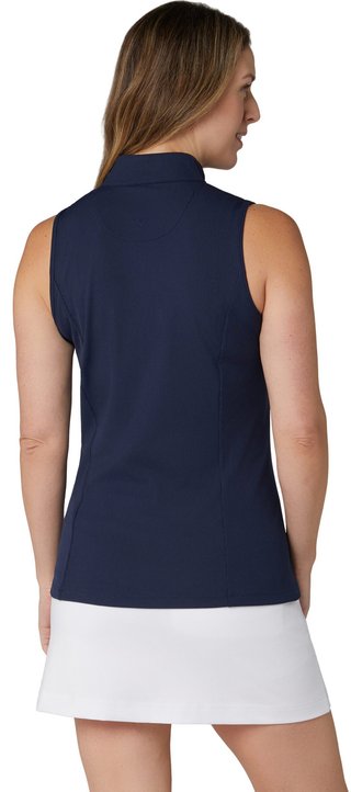 Callaway Rib Play Sleeveless dames polo, peacoat