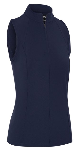 Callaway Rib Play Sleeveless dames polo, peacoat