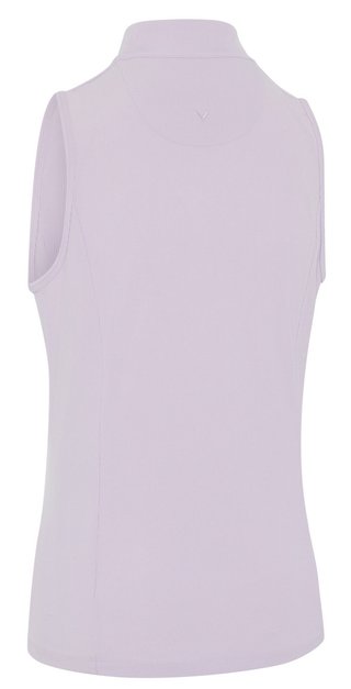 Callaway Rib Play Sleeveless dames polo, pastel lilac