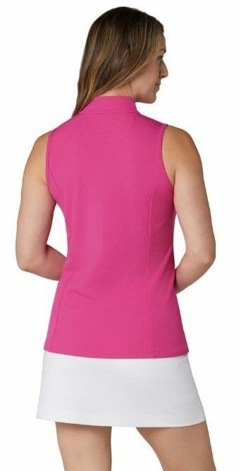 Callaway Rib Play Sleeveless dames polo, fuchsia purple