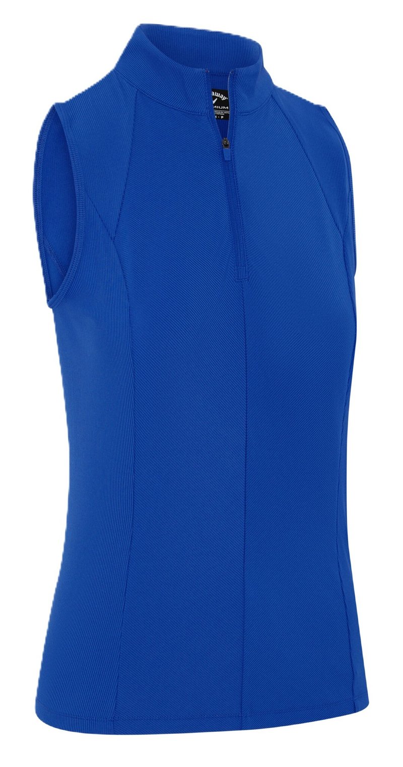 Callaway Rib Play Sleeveless dames polo, blue tattoo