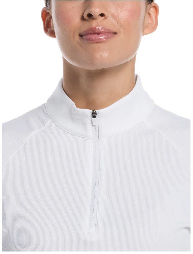 Callaway Rib Play dames polo, brilliant white
