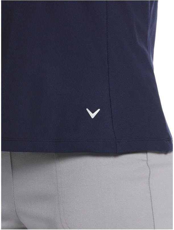 Callaway Rib Play dames polo, peacoat