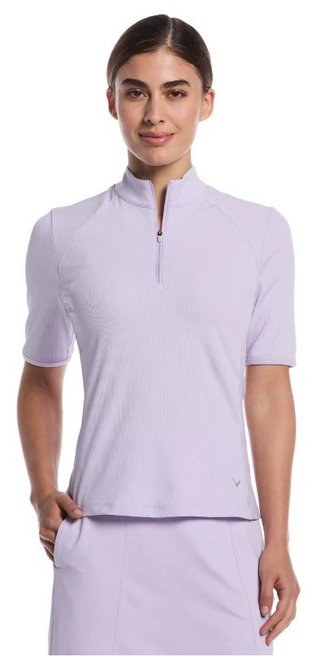 Callaway Rib Play dames polo, pastel lilac