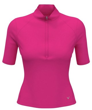 Callaway Rib Play dames polo, fuschia purple