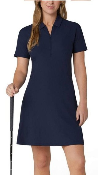Callaway Essential Ribbed dames jurk, peacoat