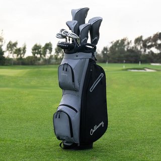 Callaway REVA 11-delige damesset 2026 (grafiet), LRH, Lang +1" + cartbag, zwart