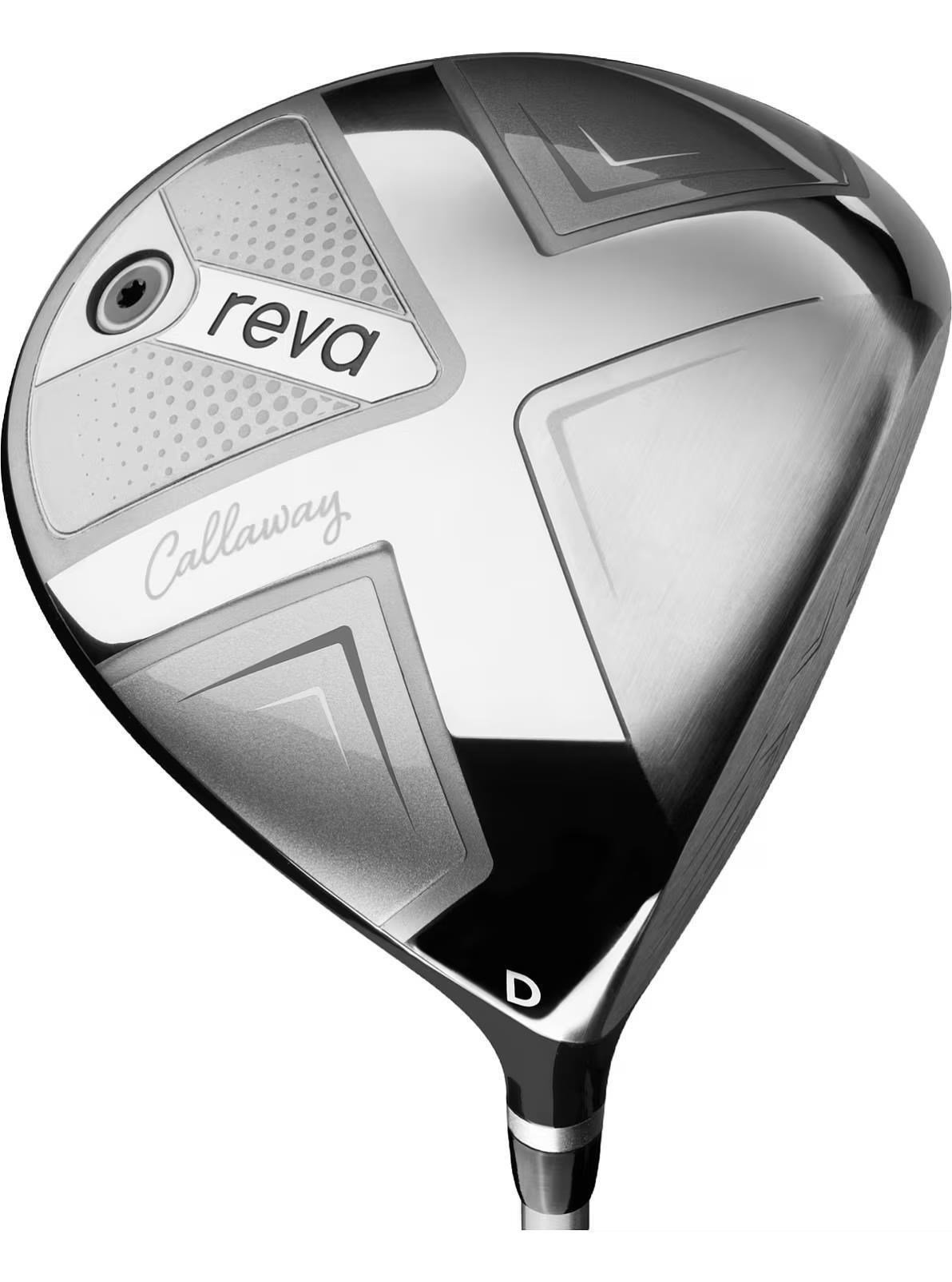 Callaway REVA 11-delige damesset 2026 (grafiet), LRH, Lang +1" + cartbag, zwart