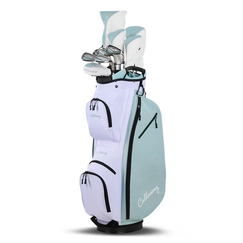 Callaway Reva 26 11PC Peach/Surf dames golfset (grafiet), LRH + cartbag