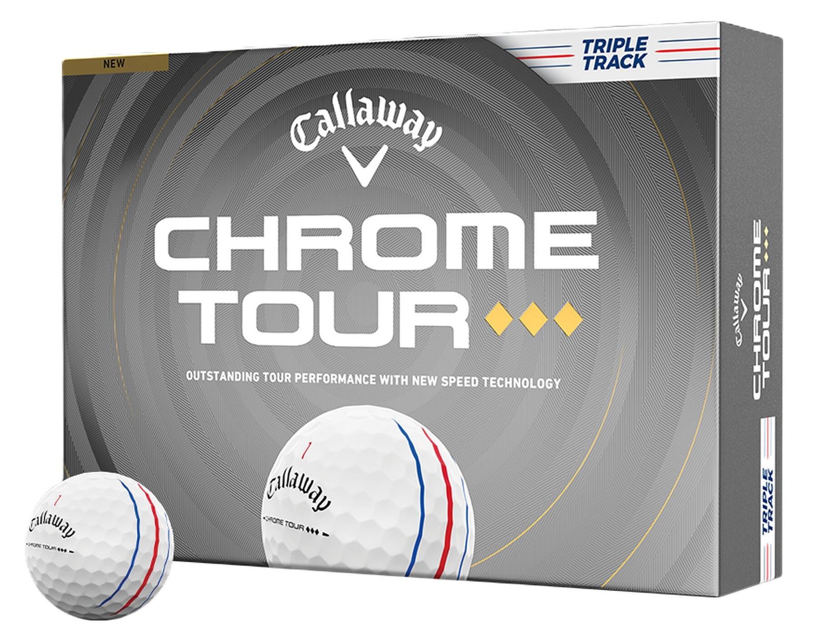 Callaway Chrome Tour Triple Track Diamond golfballen