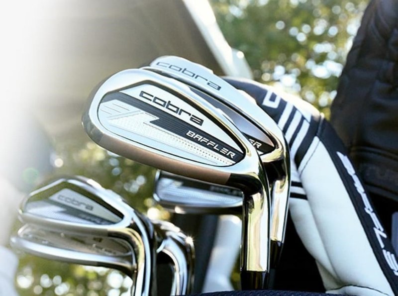 Cobra BAFFLER Black Silver heren hybrid