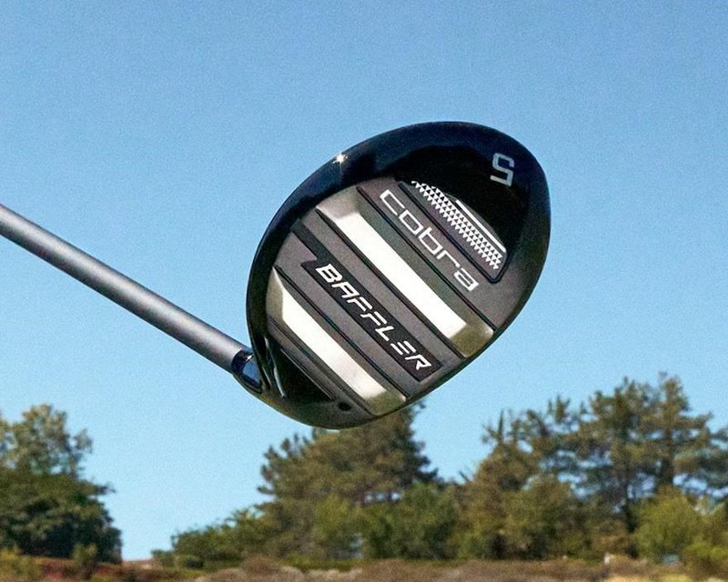 Cobra BAFFLER Black Silver heren hybrid
