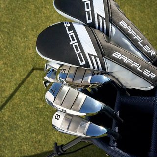 Cobra BAFFLER Black Silver heren hybrid