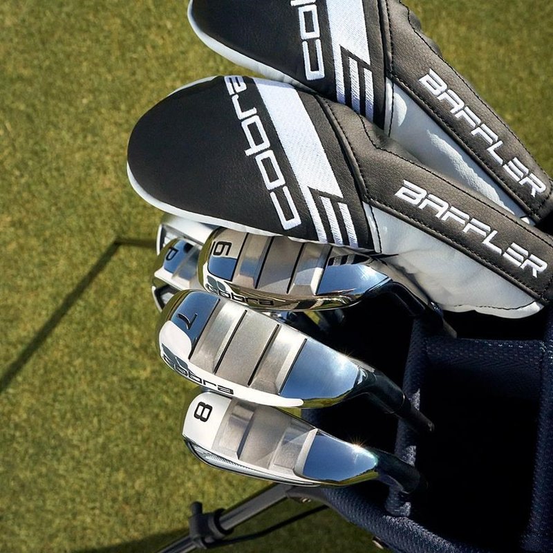 Cobra BAFFLER Black Silver heren hybrid
