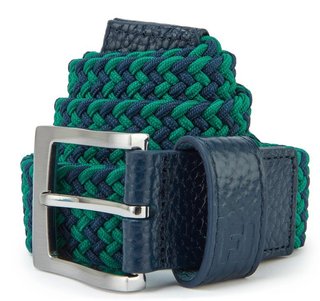 FootJoy Braided unisex riem, navy/field green