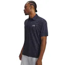 Under Armour Playoff 3.0 Printed heren polo, midnight navy/white