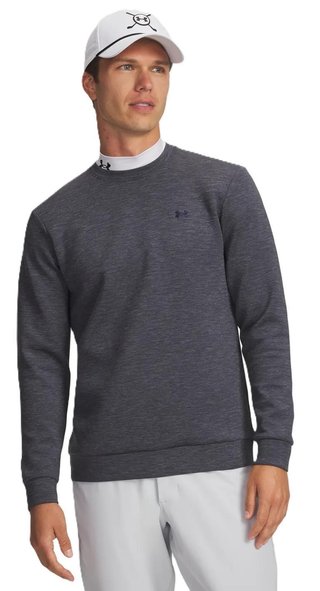 Under Armour Drive Midlayer Crew heren sweater, midnight navy