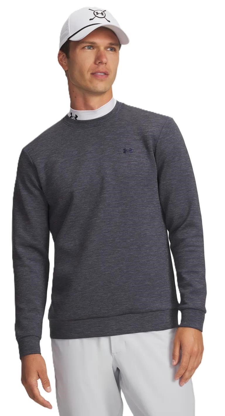 Under Armour Drive Midlayer Crew heren sweater, midnight navy