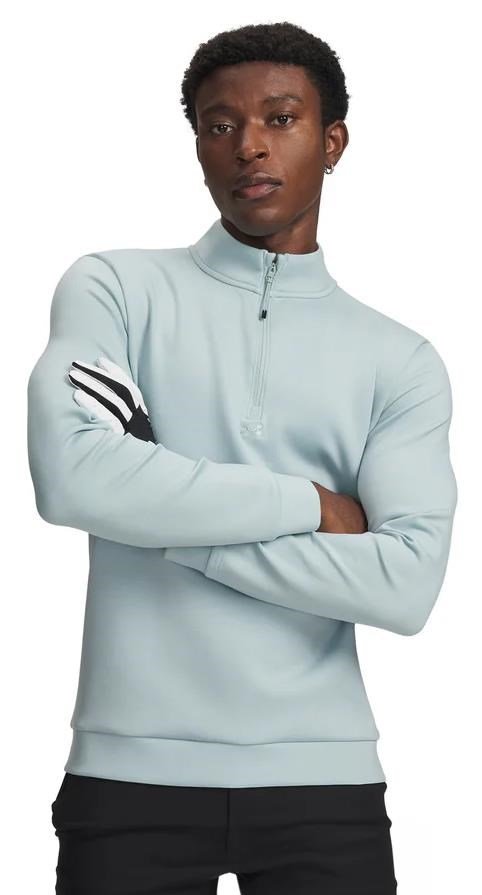Under Armour UA Drive heren pullover, enamel blue/refresh mint