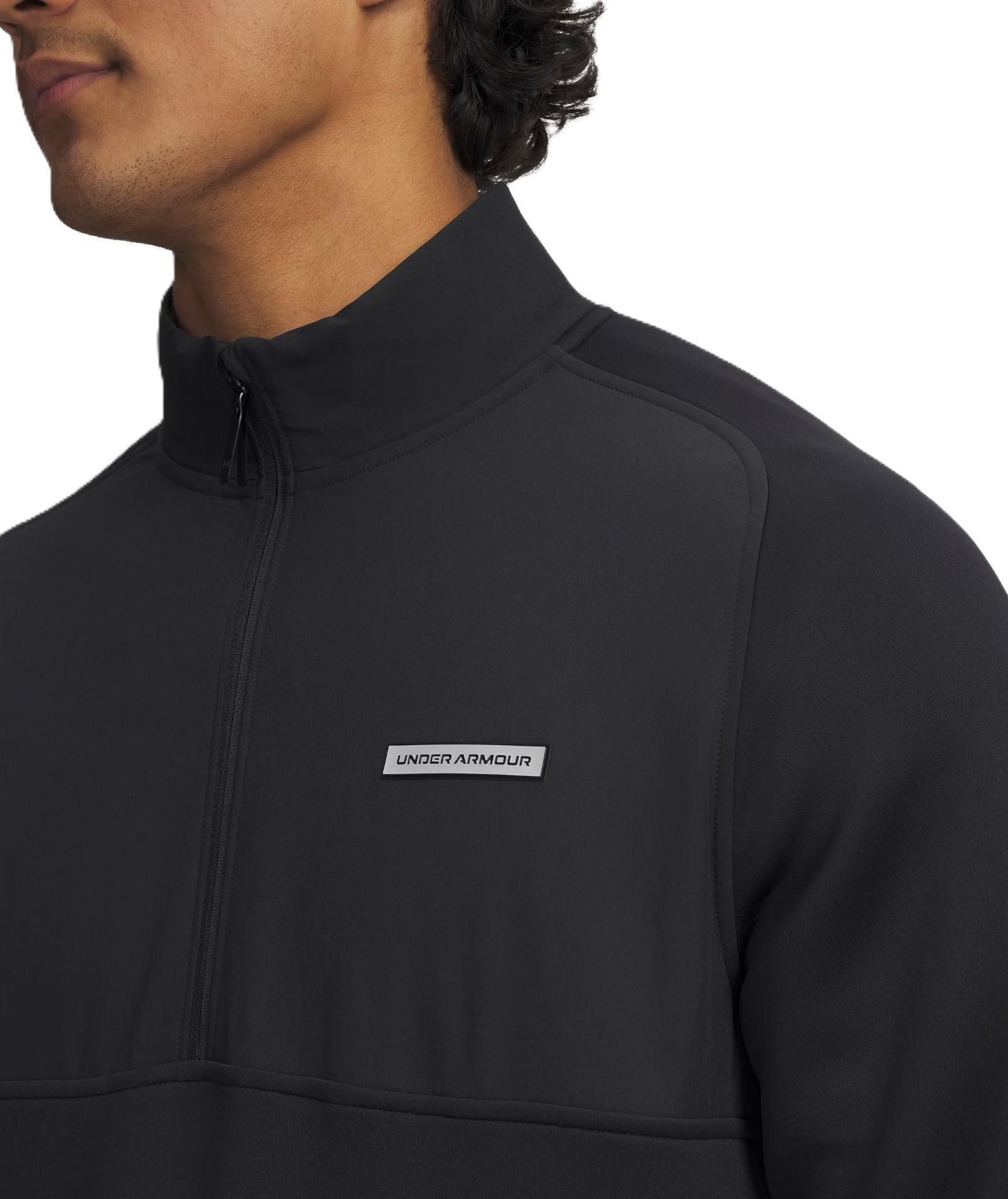 Under Armour Drive Pro Hybrid Half Zip heren sweater, zwart
