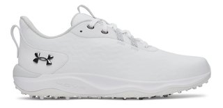 Under Armour Drive Pro Clone Spikeless heren golfschoenen, wit/metallic gunmetal
