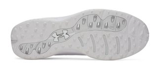 Under Armour Drive Pro Clone Spikeless heren golfschoenen, wit/metallic gunmetal