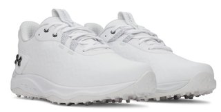 Under Armour Drive Pro Clone Spikeless heren golfschoenen, wit/metallic gunmetal