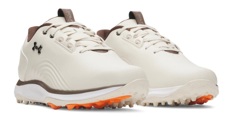 Under Armour Drive Fade 2 Spikeless heren golfschoenen, beige