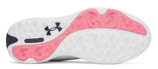 Under Armour Drive Fade 2 Spikeless dames golfschoenen, wit/metallic zilver