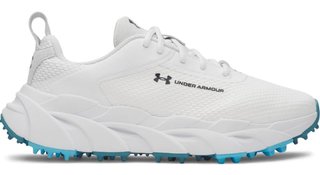 Under Armour Halo Tour Hybrid Spikeless dames golfschoenen, wit
